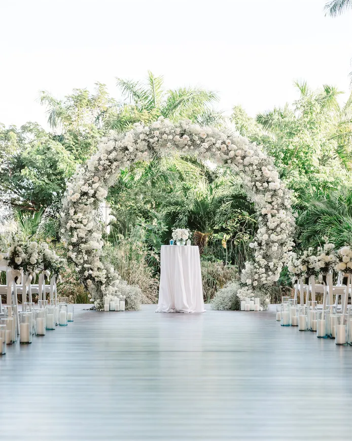 Ceremony site detail shot 8 hour wedding photography timeline